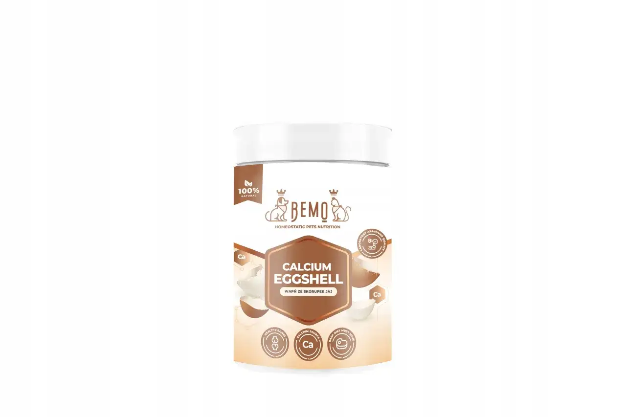 Wapń ze skorupek jajek dla zdrowych stawów. Naturalny suplement Bemo Calcium Eggshell.