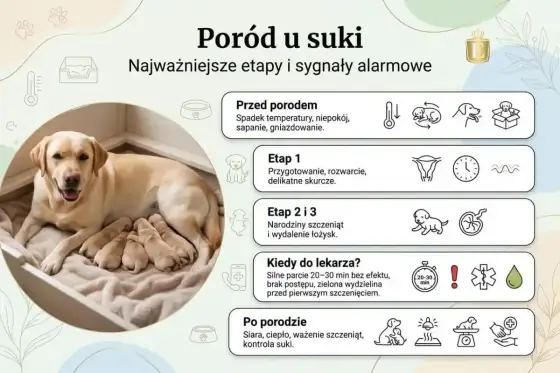 Ile pies jest w ciąży? Termin porodu suki i badania